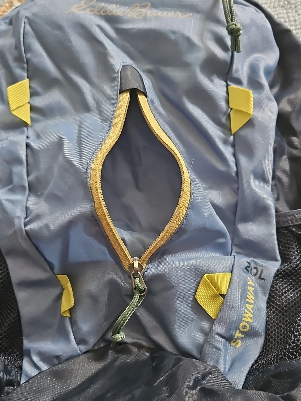 Eddie Bauer Blue 20L 100% Polyester Stowaway Pack